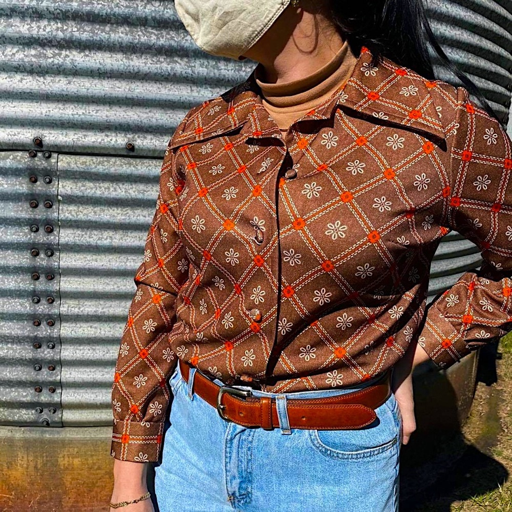 70’s Handmade Button Up
